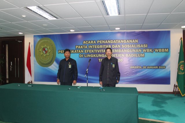 Pakta Integritas Badilum 20-01-2020